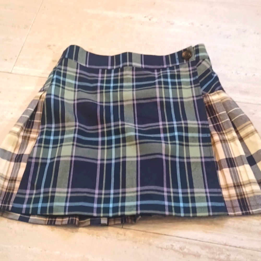 Urban Outfitters Plaid Pleated Mini Skirt